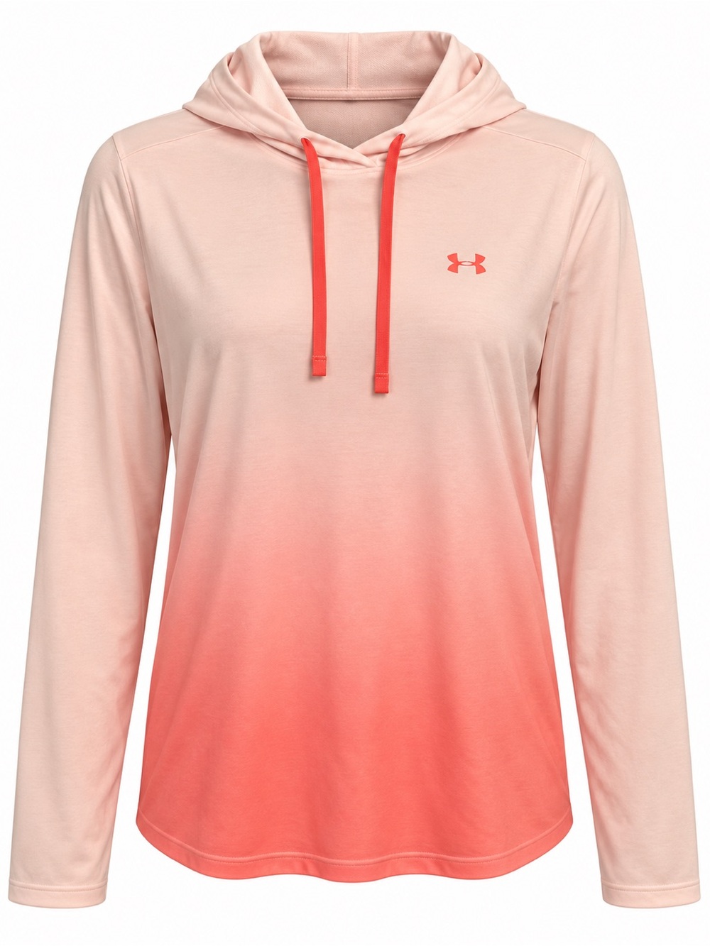 Under Armour Women’s Peach to Coral Ombre Hooded Long Sleeve Top